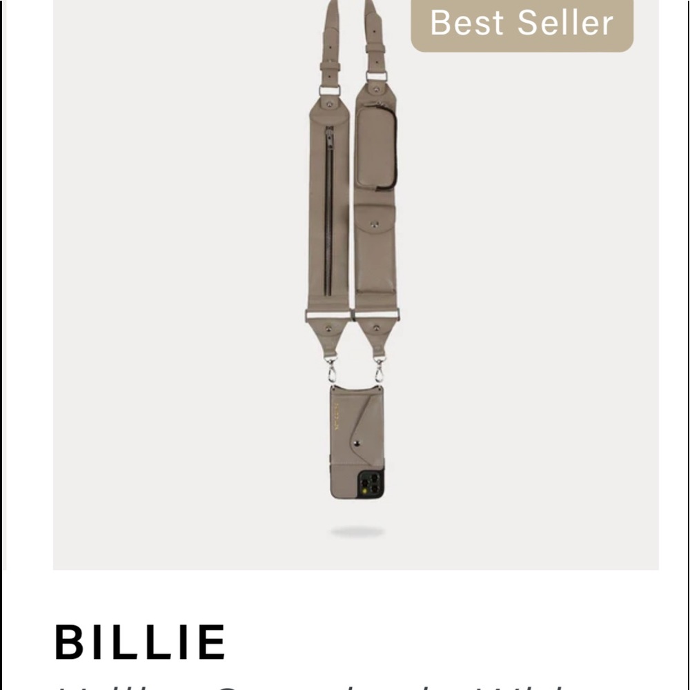 Bandolier Billie crossbody utility case and strap